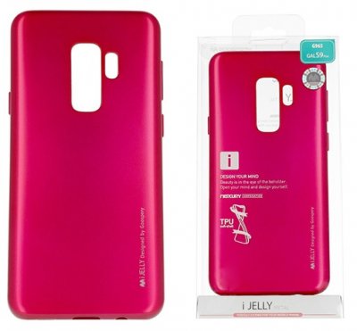 Samsung Galaxy S9 Plus Skal - i-Jelly Metal Hot Pink