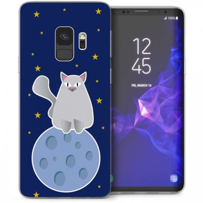 Samsung Galaxy S9 Skal - Space Cat