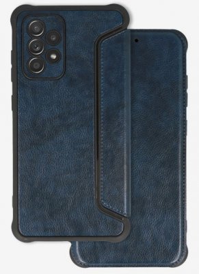 Samsung Galaxy A53 5G Fodral Razor Eko Läder Mörkblå