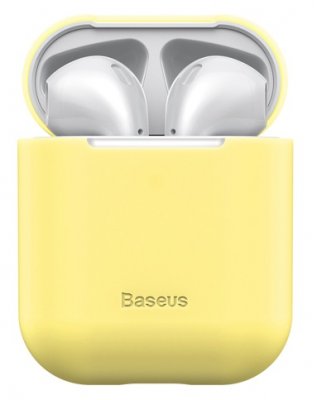 Baseus AirPods Silikonskal - Gul