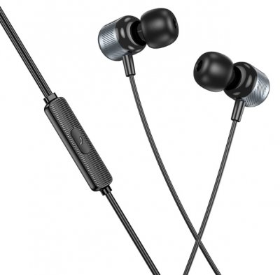 Borofone In-Ear Hörlurar USB C Platinum - Svart