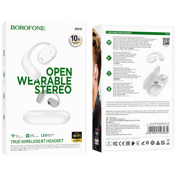 Borofone BW41 Prestige TWS Bluetooth Hörlurar In-Ear - Vit