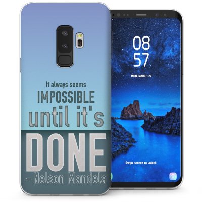 Samsung Galaxy S9 Plus Skal - Mandela Quote