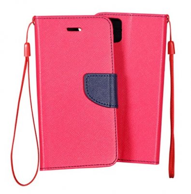 Plånboksfodral iPhone 12 / iPhone 12 Pro ECO Rosa / Marinblå