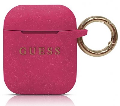 GUESS Silikonfodral Rosa - Apple AirPods / AirPods 2