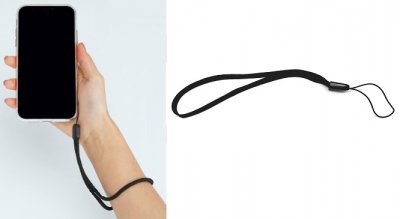 Handledsrem Svart Nylon 16cm