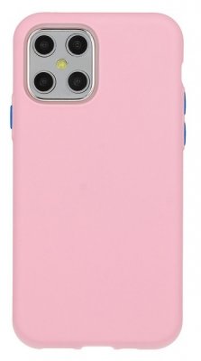 iPhone 12 PRO MAX Skal Silikon Ljusrosa