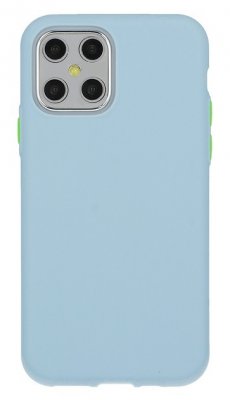 iPhone 12 PRO MAX Skal Silikon Ljusblå