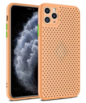 iphone 12 / iPhone 12 Pro Skal - Breathe Aprikos
