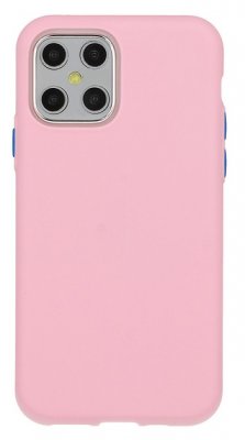 iPhone 12 / iPhone 12 Pro Skal Silikon Ljusrosa
