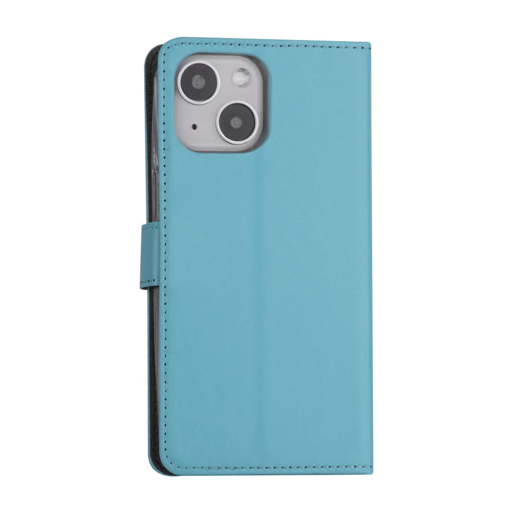 iPhone 13 Plånboksfodral - Ljusblå