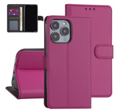 Plånboksfodral iPhone 13 PRO MAX Rosa med Ställ
