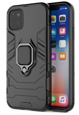iPhone 13 Skal Med Ring & Ställfunktion Svart