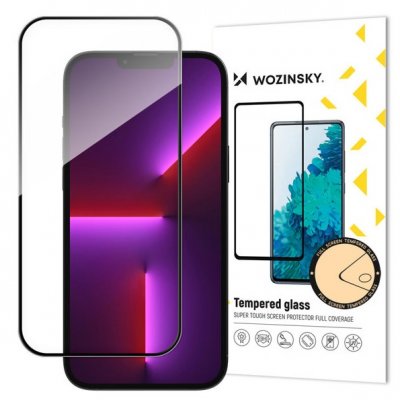 Skärmskydd iPhone 14 Pro Härdat Glas Svart Ram