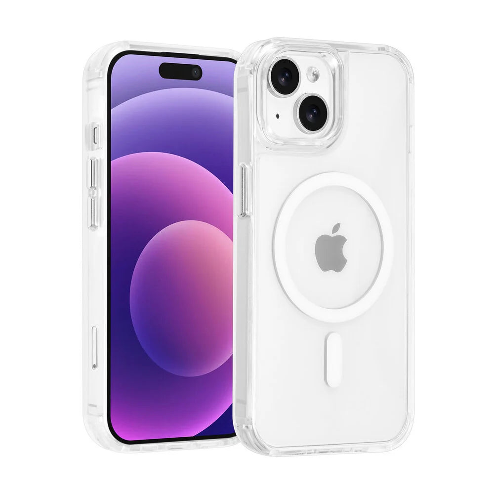 iPhone 15 Plus Skal - Transparent MagSafe-kompatibelt
