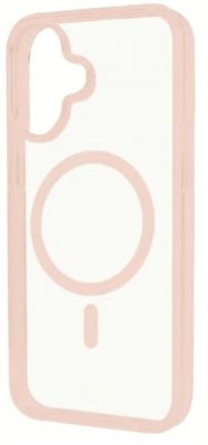 iPhone 16 skal Transparent / Ljusrosa Magsafekompatibelt