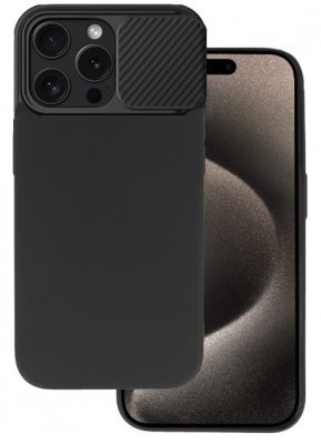 iPhone 16 Pro Max Skal Svart med Kameraskydd