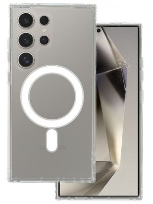 Samsung Galaxy S24 ULTRA Skal Transparent Qi Kompatibelt