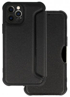 iPhone 12 PRO Fodral Razor Karbon Svart