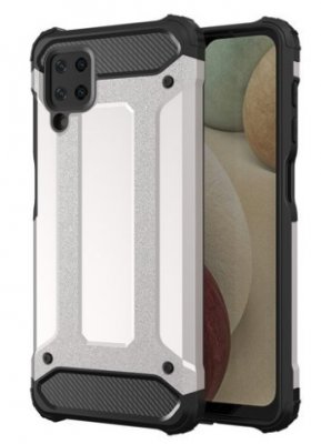 Samsung Galaxy A12 Skal Impact Silver