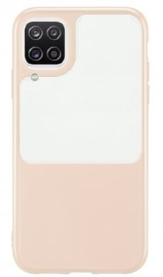 Samsung Galaxy A12 Skal Transparent Ljusrosa