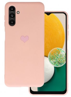 Samsung Galaxy A13 5G Skal Love Heart Ljusrosa