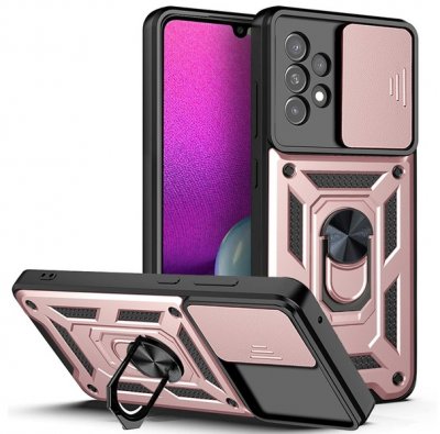 Samsung Galaxy A33 5G Skal - Rosa Med Linsskydd samt ställfunktion