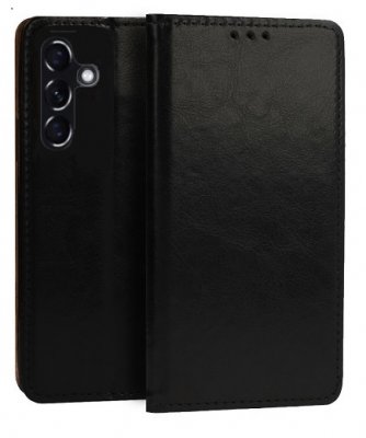 Plånboksfodral Samsung Galaxy A14 5G Italienskt Läder Svart