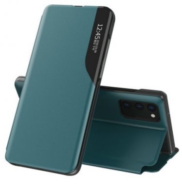 Samsung Galaxy A72 - Flip Fodral Grön (time-view)