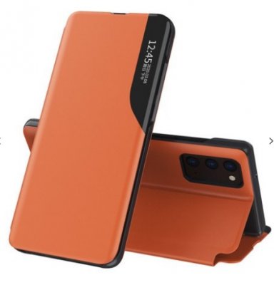 Samsung Galaxy A72 - Flip Fodral Orange (time-view)