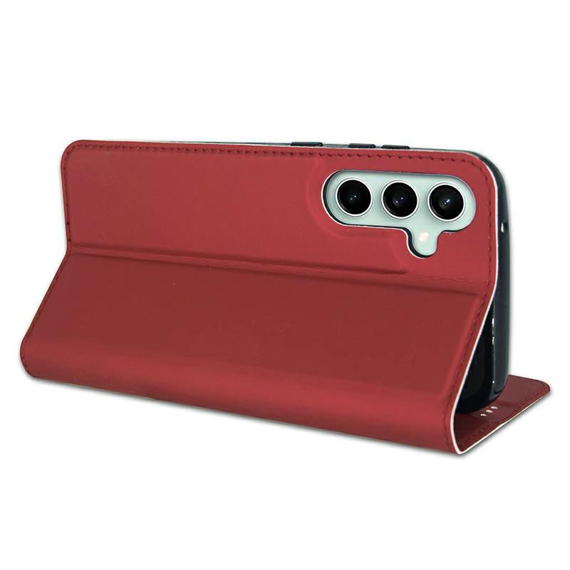 Samsung Galaxy S23 FE Plånboksfodral - Ekoläder Röd