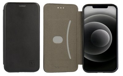 Samsung Galaxy S23 ULTRA Flip Cover Svart Vennus