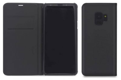 Samsung Galaxy S9 Flip Cover Fodral - Svart