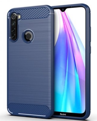 Xiaomi Redmi Note 8T Skal - Karbon Blå