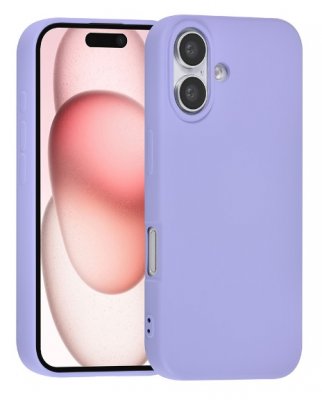 iPhone 16 Silikon Skal Ljuslila TUNIQ