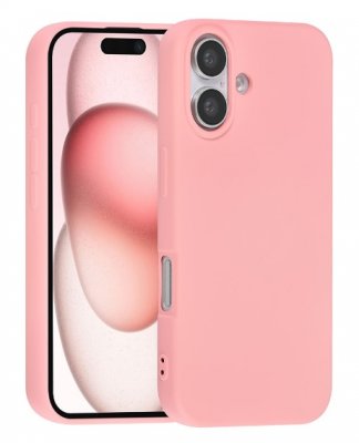 iPhone 16 Silikon Skal Ljusrosa TUNIQ
