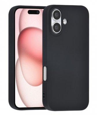 iPhone 16 Silikon Skal Svart TUNIQ