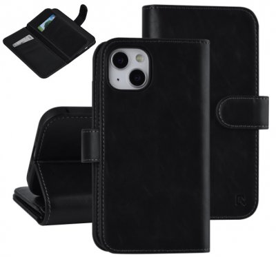 UNIQ iPhone 15 Plånboksfodral - 9 Kortfack Svart