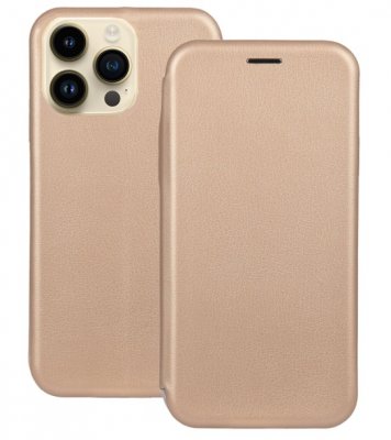 iPhone 14 Pro Flip Fodral Guldfärgat Vennus