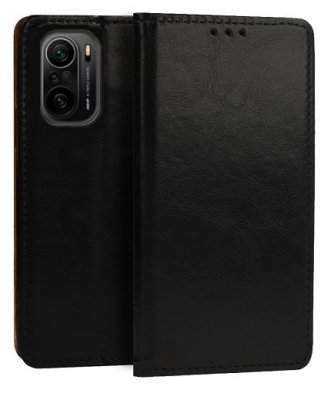 Plånboksfodral Xiaomi Mi 11i Italienskt Läder Svart