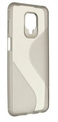 Xiaomi Redmi Note 9 Pro Skal - S-Line Tonad Grå/Svart