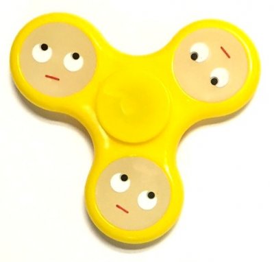 Fidget Spinner Yellow Glow in The Dark