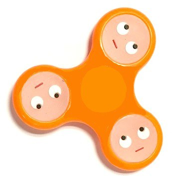 Fidget Spinner Orange Glow in The Dark