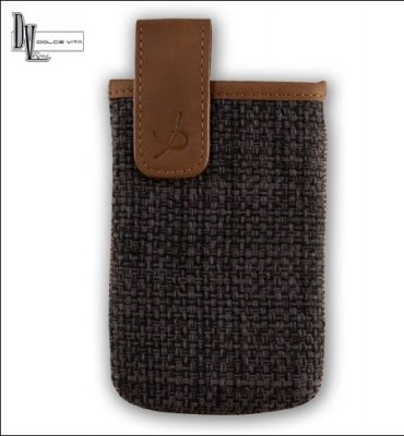 Fodralväska Dolce Vita Juta Medium Dark Brown (black)