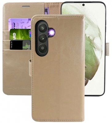 Plånboksfodral Samsung Galaxy A14 5G Guldfärgad