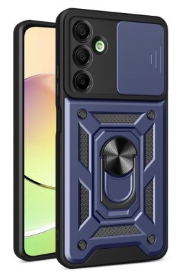 Samsung Galaxy A16 Skal - Blått Med Linsskydd samt ställfunktion