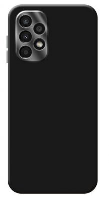 Samsung Galaxy A23 5G Skal - Matt Svart med Linsskydd