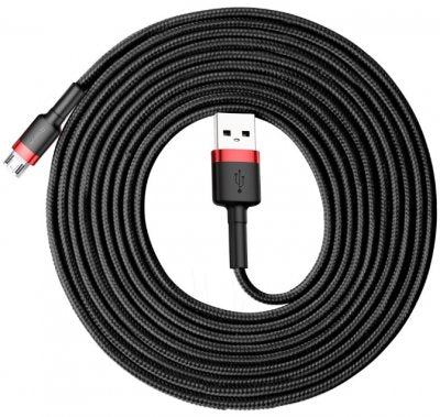 Micro USB Kabel 3 Meter - Baseus Svart