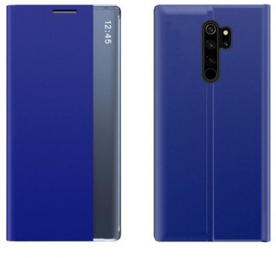 Xiaomi Redmi Note 8 PRO Flip Fodral -  Blå (time-view)