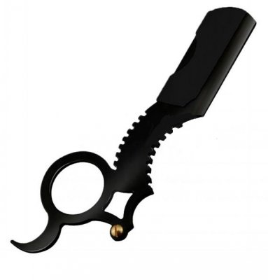 Frisör Rakhyvel Ergonomisk Svart